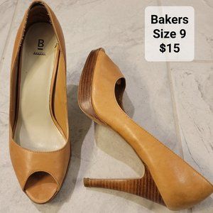 Bakers Open Toe Pumps